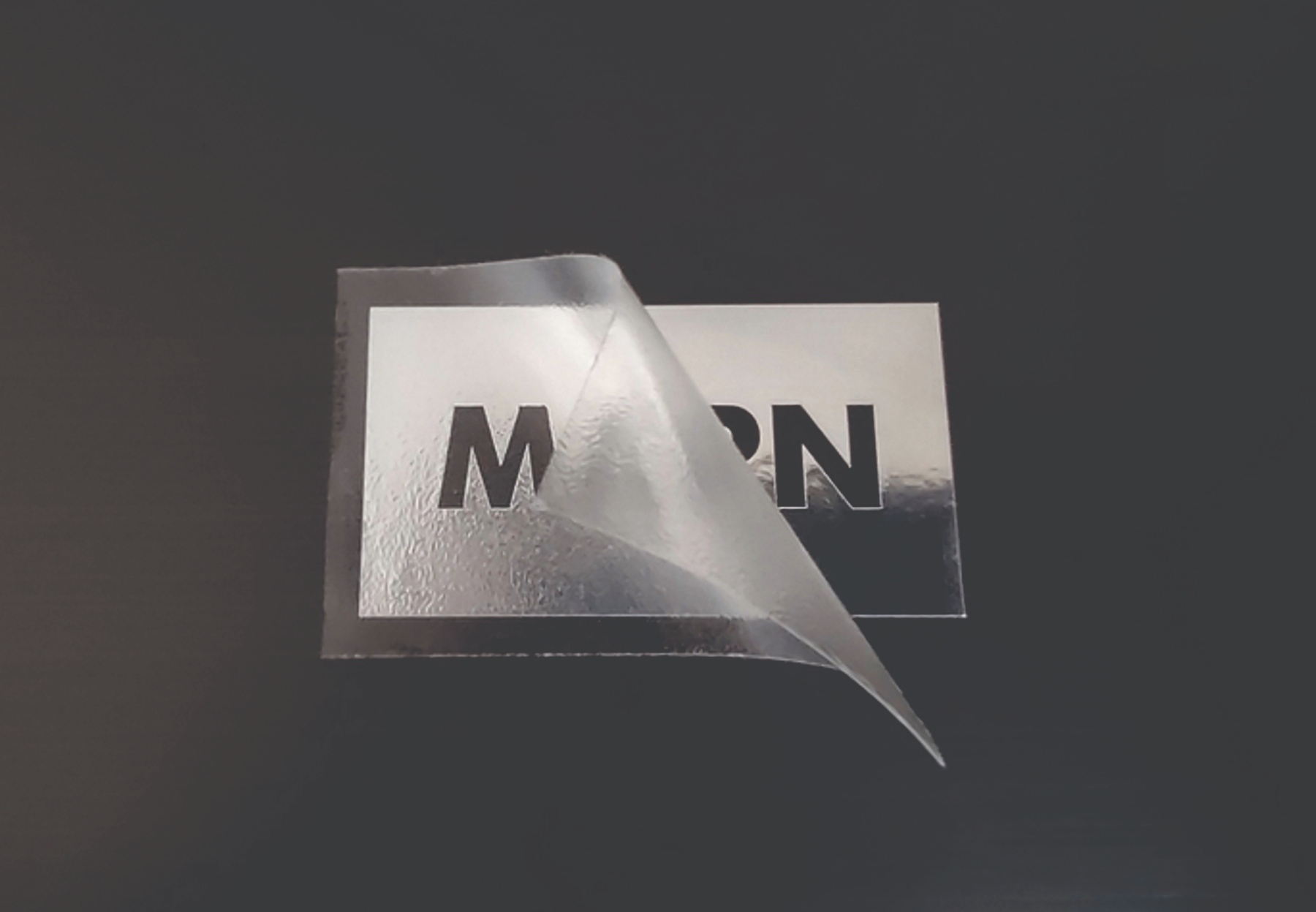 Calcomanía de poliéster, corte digital